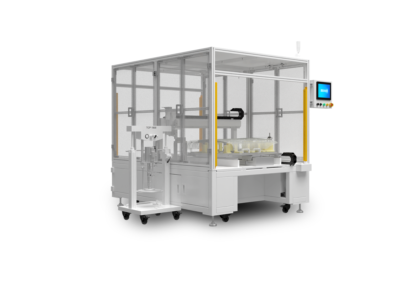 大型龍門式三軸點膠機